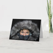 Warmkerstwensen verzenden kaart (Voorkant)