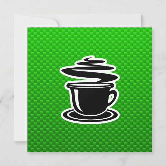 warmkoffie; Groen Kaart (Achterkant)