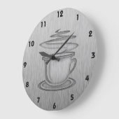 warmkoffie; Metaalblik Grote Klok (Hoek)