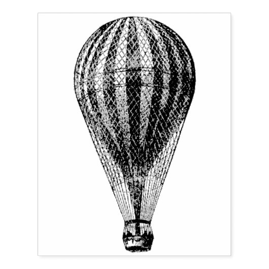  warmloperballon Rubber Kunststempel Rubberstempel (Afrduk)