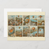  warmloperballon voor het verzamelen van Kaarten (Voorkant / Achterkant)