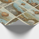 warmloperballon voor het verzamelen van Kaarten Cadeaupapier (Hoek)