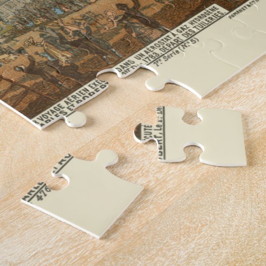  warmloperballon voor het verzamelen van Kaarten Legpuzzel (Zijkant)