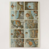  warmloperballon voor het verzamelen van Kaarten Legpuzzel (Verticaal)