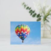 Warmluchtballon Briefkaart (Staand voorkant)