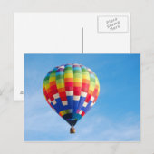 Warmluchtballon Briefkaart (Voorkant / Achterkant)