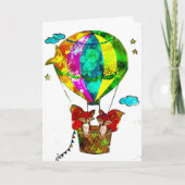 Warmluchtballon Kaart (Voorkant)