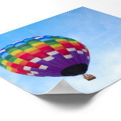 Warmluchtballon Poster (Hoek)