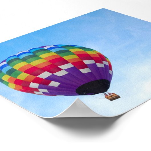 Warmluchtballon Poster (Hoek)