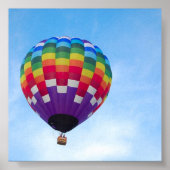 Warmluchtballon Poster (Voorkant)