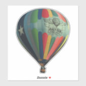 Warmluchtballon Sticker (Vel)