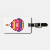 Warmluchtballonafbeelding cartoon bagagelabel (Voorkant horizontaal)