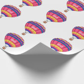 Warmluchtballonafbeelding cartoon cadeaupapier (Hoek)