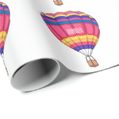 Warmluchtballonafbeelding cartoon cadeaupapier (Rol Hoek)