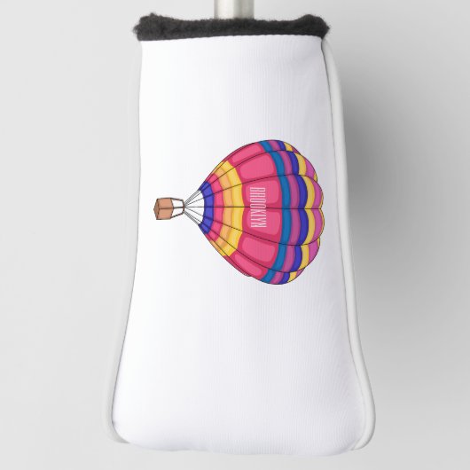 Warmluchtballonafbeelding cartoon golfheadcover (Draai 90)