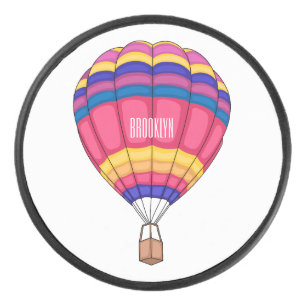 Warmluchtballonafbeelding cartoon hockey puck