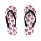 Warmluchtballonafbeelding cartoon kinder teenslippers (Voetbed)