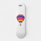 Warmluchtballonafbeelding cartoon persoonlijk skateboard (Voorkant)