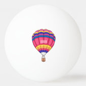 Warmluchtballonafbeelding cartoon pingpongbal (Achterkant)