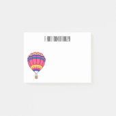 Warmluchtballonafbeelding cartoon post-it® notes (Voorkant)