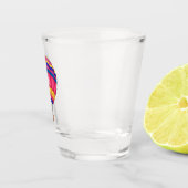 Warmluchtballonafbeelding cartoon shot glas (Rechts)