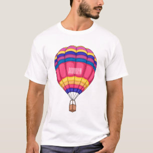 Warmluchtballonafbeelding cartoon t-shirt