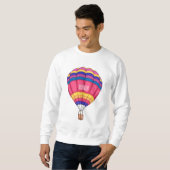 Warmluchtballonafbeelding cartoon trui (Voorkant volledig)