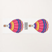 Warmluchtballonafbeelding cartoon yogamat (Achterkant (horizontaal))