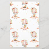 Warmluchtballondieren Baby ABC-Baby shower (Achterkant)