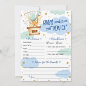 Warmluchtballondieren Kaart (Voorkant)