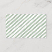 Warmluchtballongroen baby shower, luierraffinage e informatiekaartje (Achterkant)