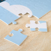 Warmluchtballonpuzzel met de naam van het kind. legpuzzel (Zijkant)