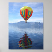 Warmluchtballonreflectie Poster (Voorkant)