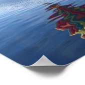 Warmluchtballonreflectie Poster (Hoek)