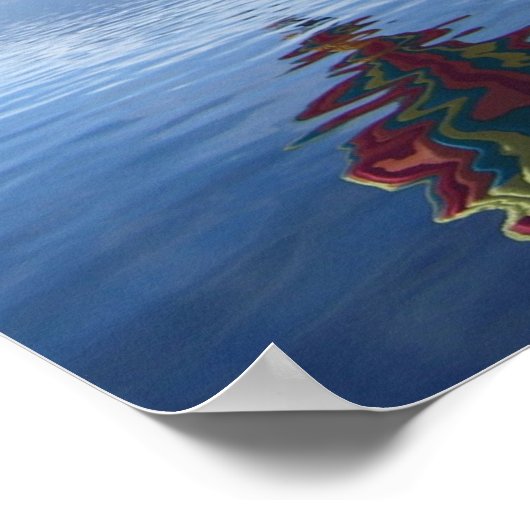 Warmluchtballonreflectie Poster (Hoek)