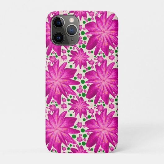 Warmpauze bloemloze naadloos patroon Case-Mate iPhone case (Achterkant)