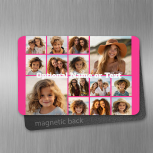 Warmpauze Foto Collage - Modern 14 foto-raster Magneet