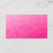 Warmpauze geometrisch meshpatroon QR-code Monogram Visitekaartje (Achterkant)