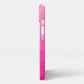 Warmpauze Gradiënt Geometrisch Gaas Patroon Monogr iPhone Hoesje (Linkerkant)