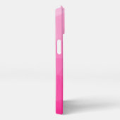 Warmpauze Gradiënt Geometrisch Gaas Patroon Monogr iPhone Hoesje (Rechterkant)