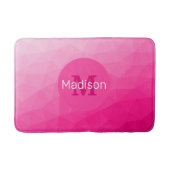 Warmpauze Gradiënt Geometrisch Mesh Patroon Monogr Badmat (Voorkant)