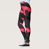 Warmpjes roze, grijs en zwart Camo abstract Leggings (Links)