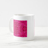 warmroze glitter koffiemok (Voorkant links)