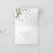 Warmst Wishes Warm Winter 3 Foto Holiday Kaart (Binnen)