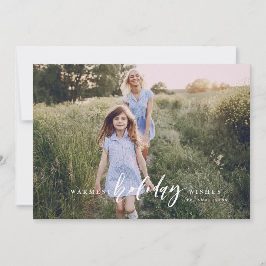 Warmste feestwensen voor de Kaart (Voorkant)