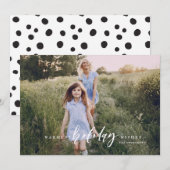 Warmste feestwensen voor de Kaart (Voorkant / Achterkant)