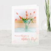 Warmste gedachten, herinnering op Moederdag Kaart (Voorkant)