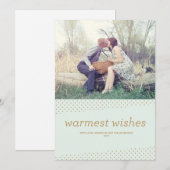 Warmste gewas, Polka Dots Feestdagenkaart (Voorkant / Achterkant)