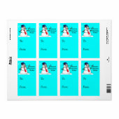 Warmste kerstcadeautjes Label (Full Sheet)