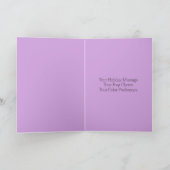 Warmste Kerstgroeten Waterverf Kaars Feestdagen Kaart (Binnen)